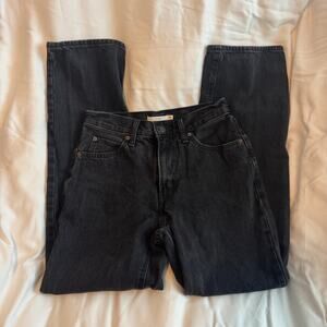 Levi’s ’94 Baggy High-Rise Black Jeans Women’s Size 26 Vintage Streetwear